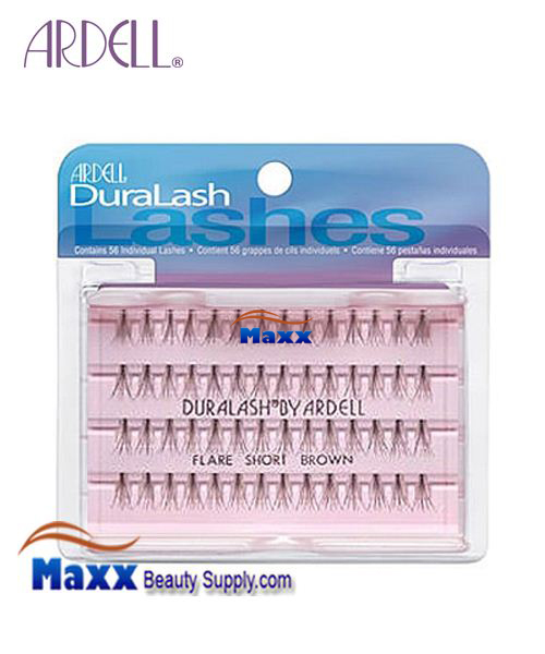 12 Package - Ardell DuraLash Flare Individual Lashes - Short Brown